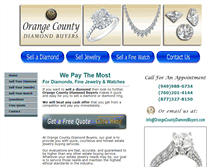 Tablet Screenshot of orangecountydiamondbuyers.com